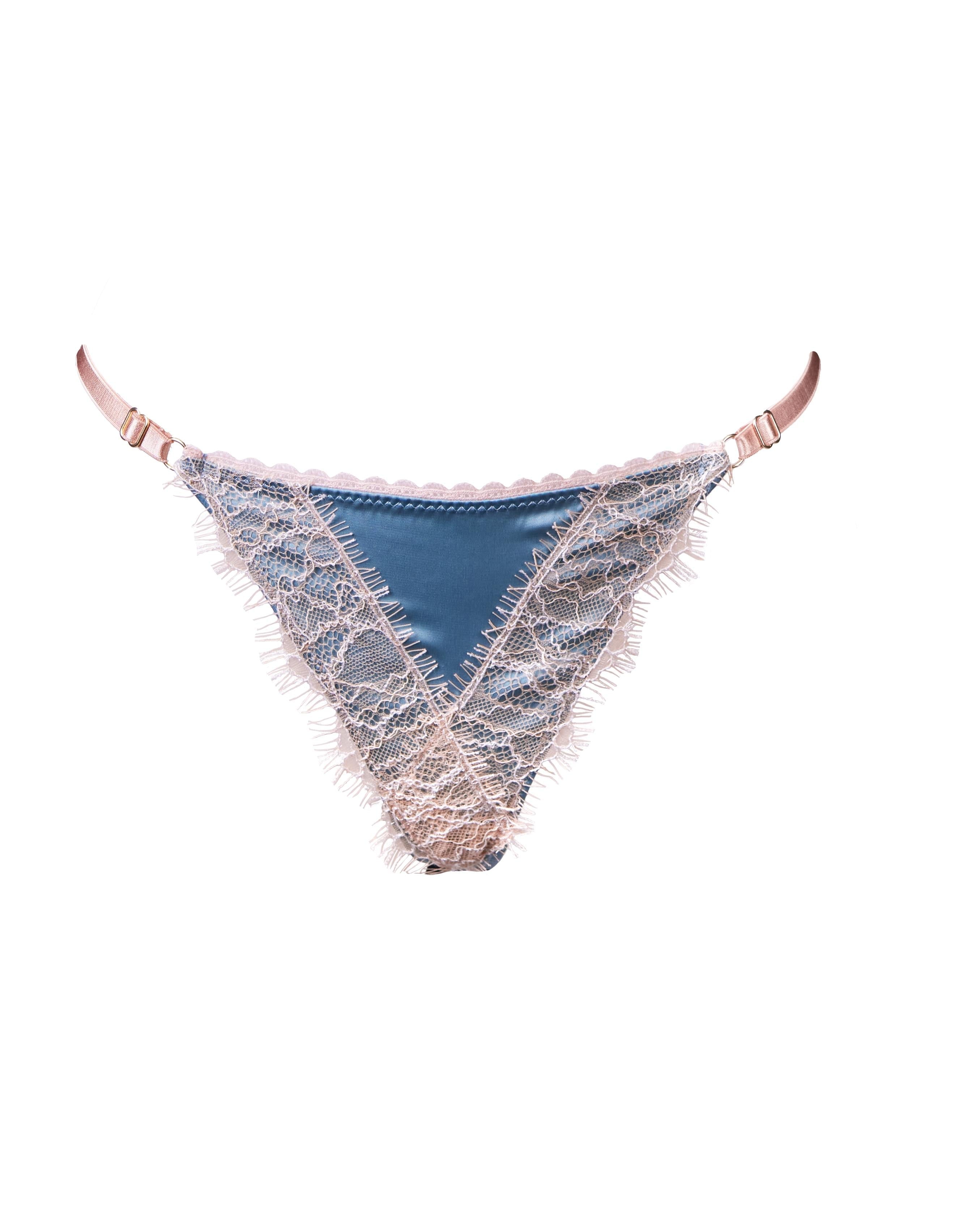 Luna String Duck Egg - Noblesse Oblige Lingerie