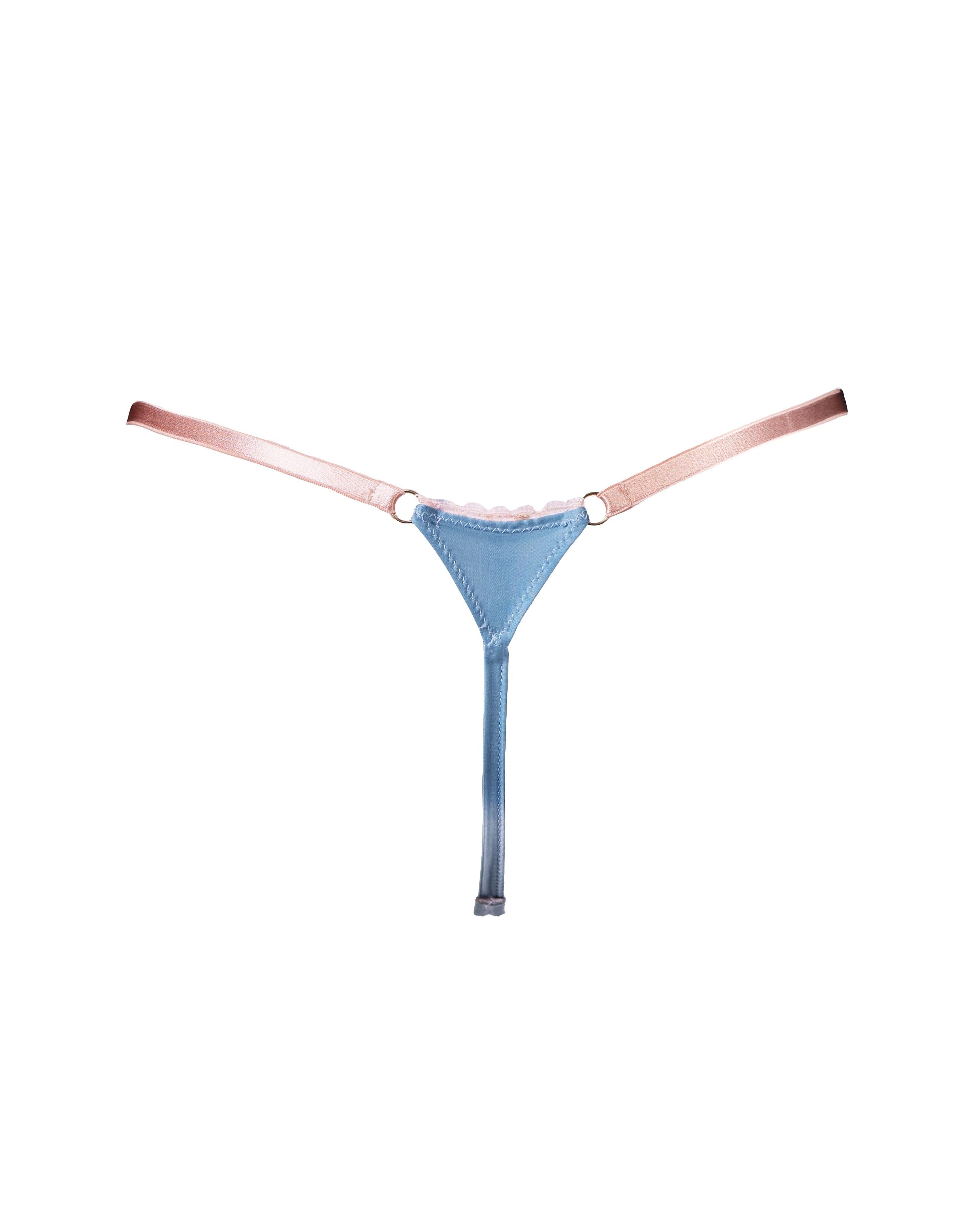 Luna String Duck Egg - Noblesse Oblige Lingerie