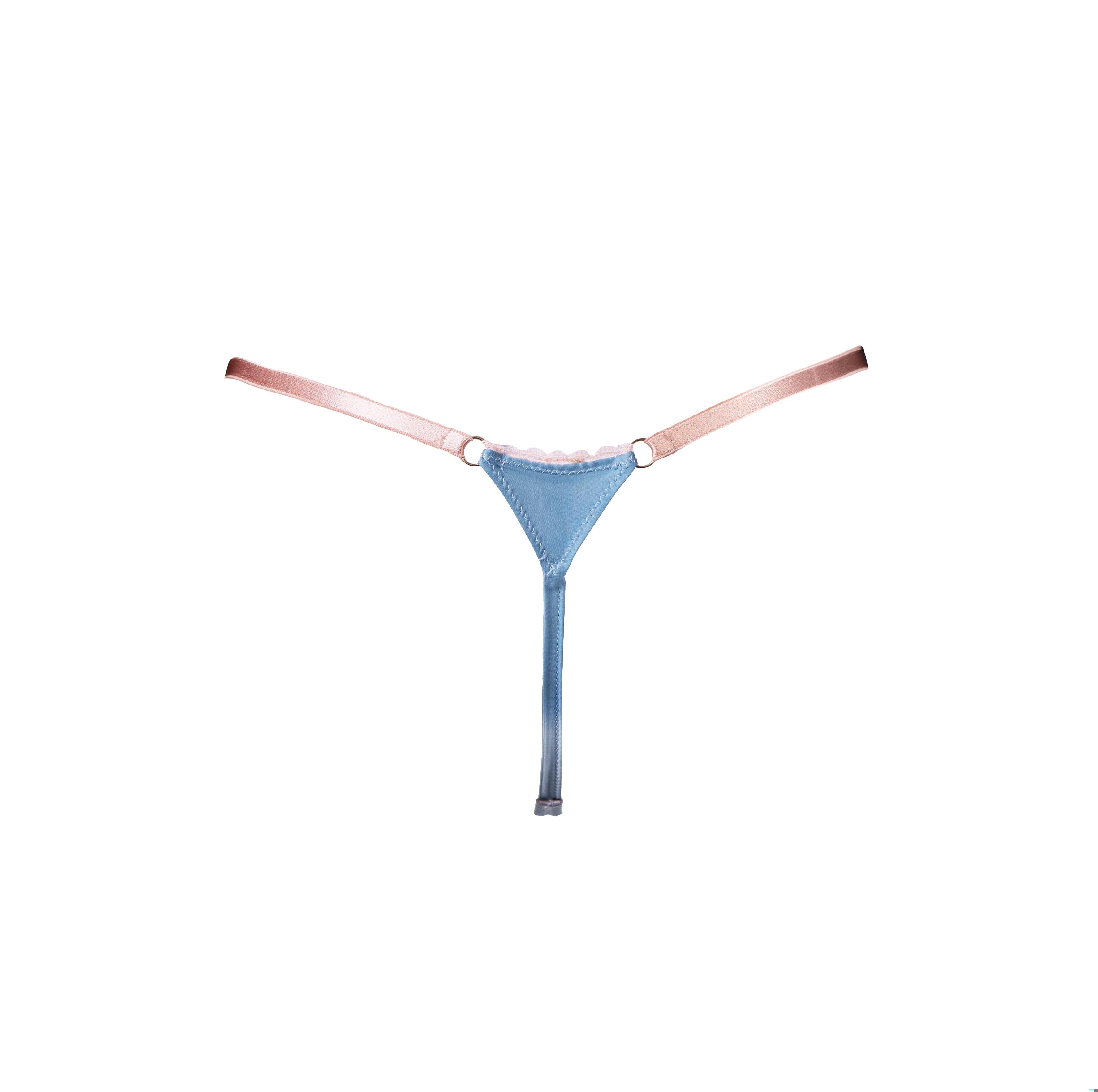 Luna String Duck Egg - Noblesse Oblige Lingerie