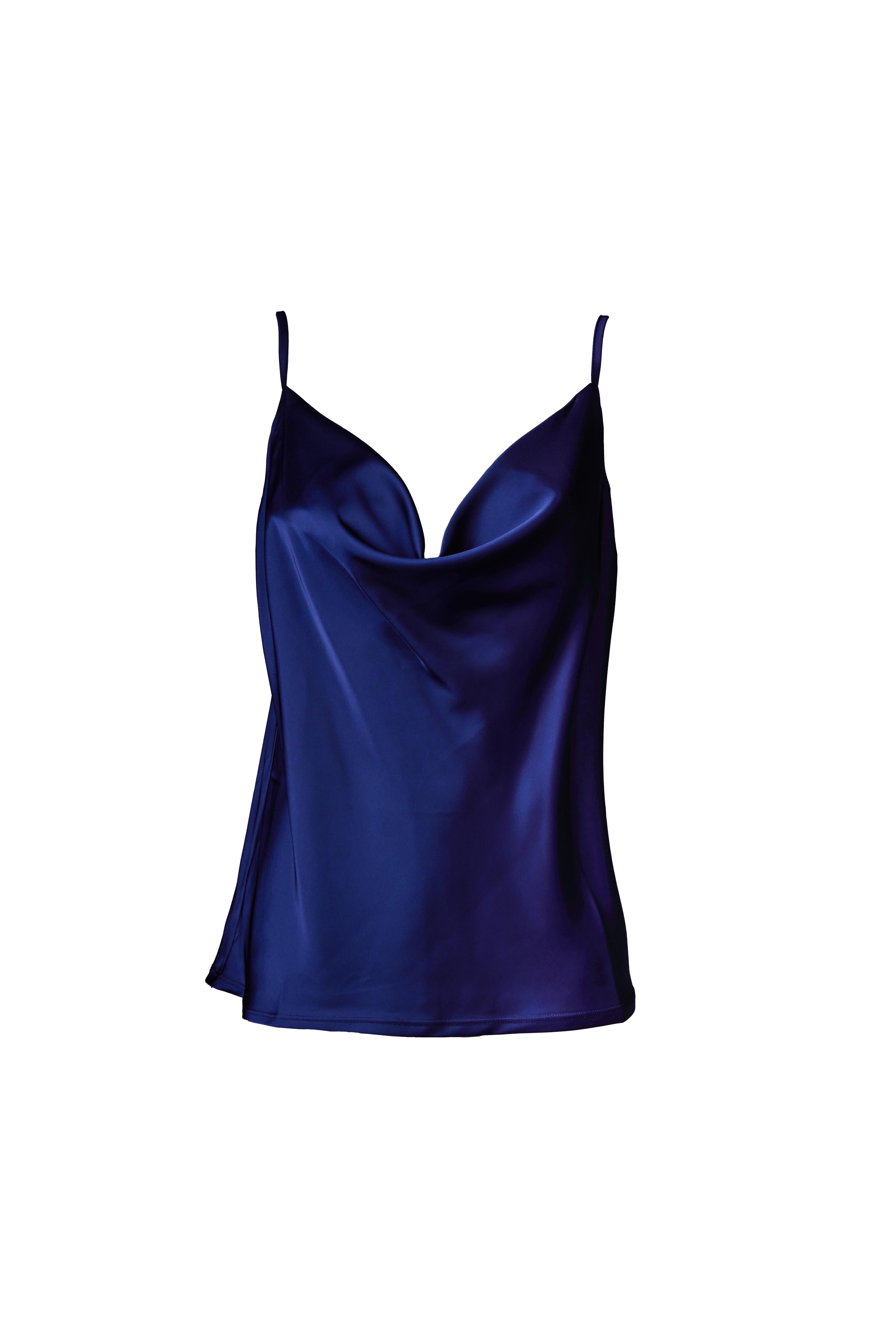 Luna Camisole Navy - Noblesse Oblige Lingerie