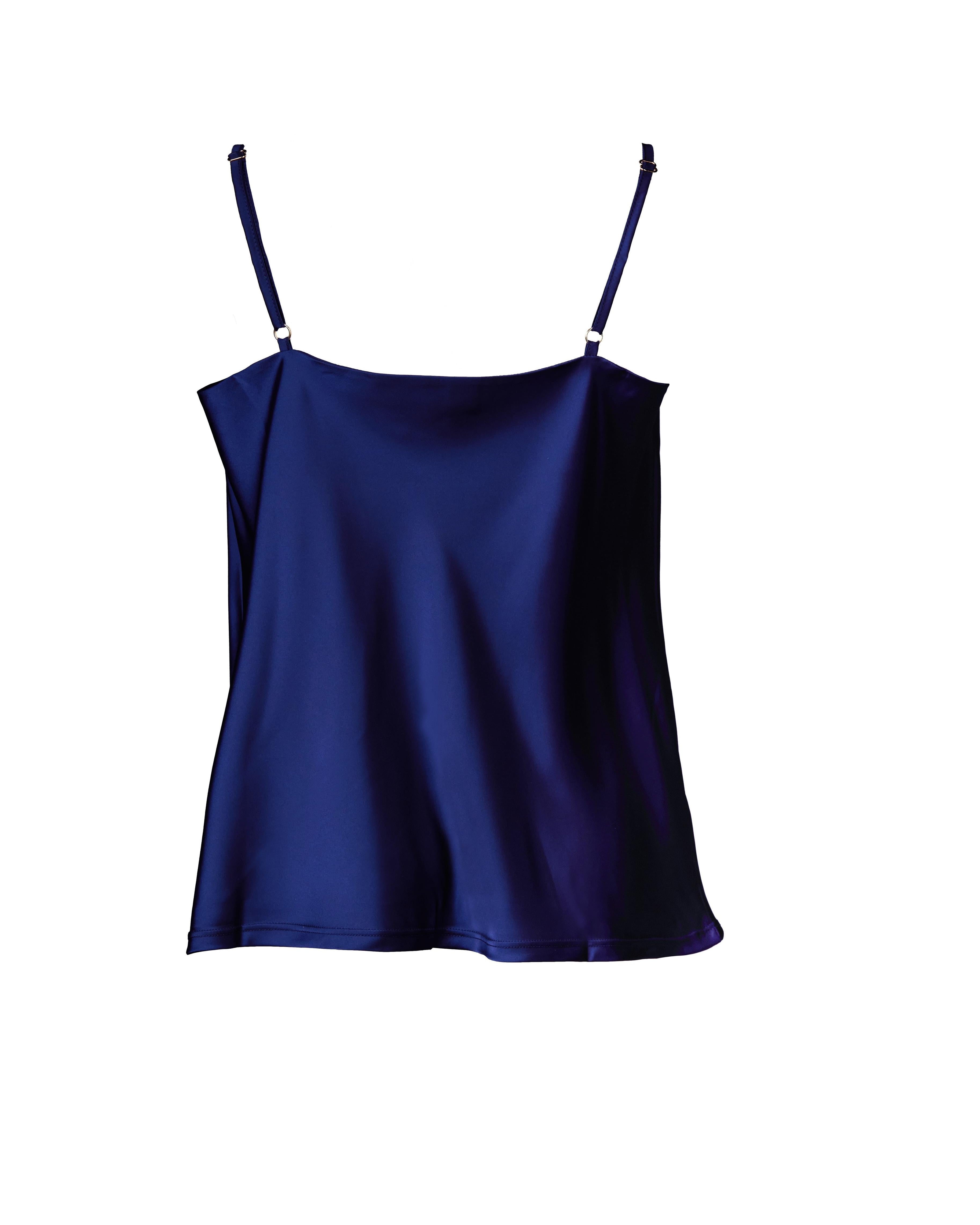 Luna Camisole Navy - Noblesse Oblige Lingerie