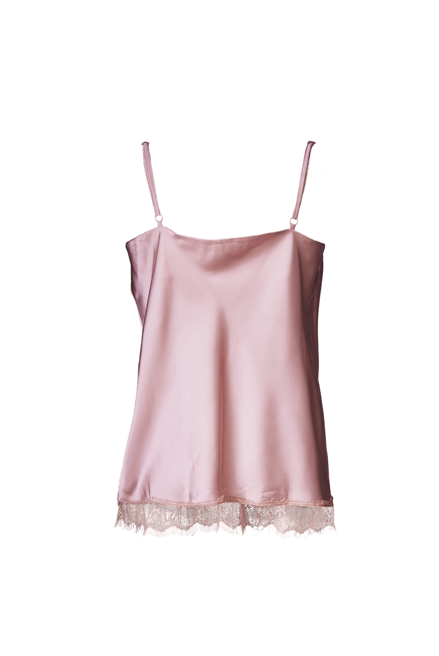 Luna Camisole with Lace Nude - Noblesse Oblige Lingerie