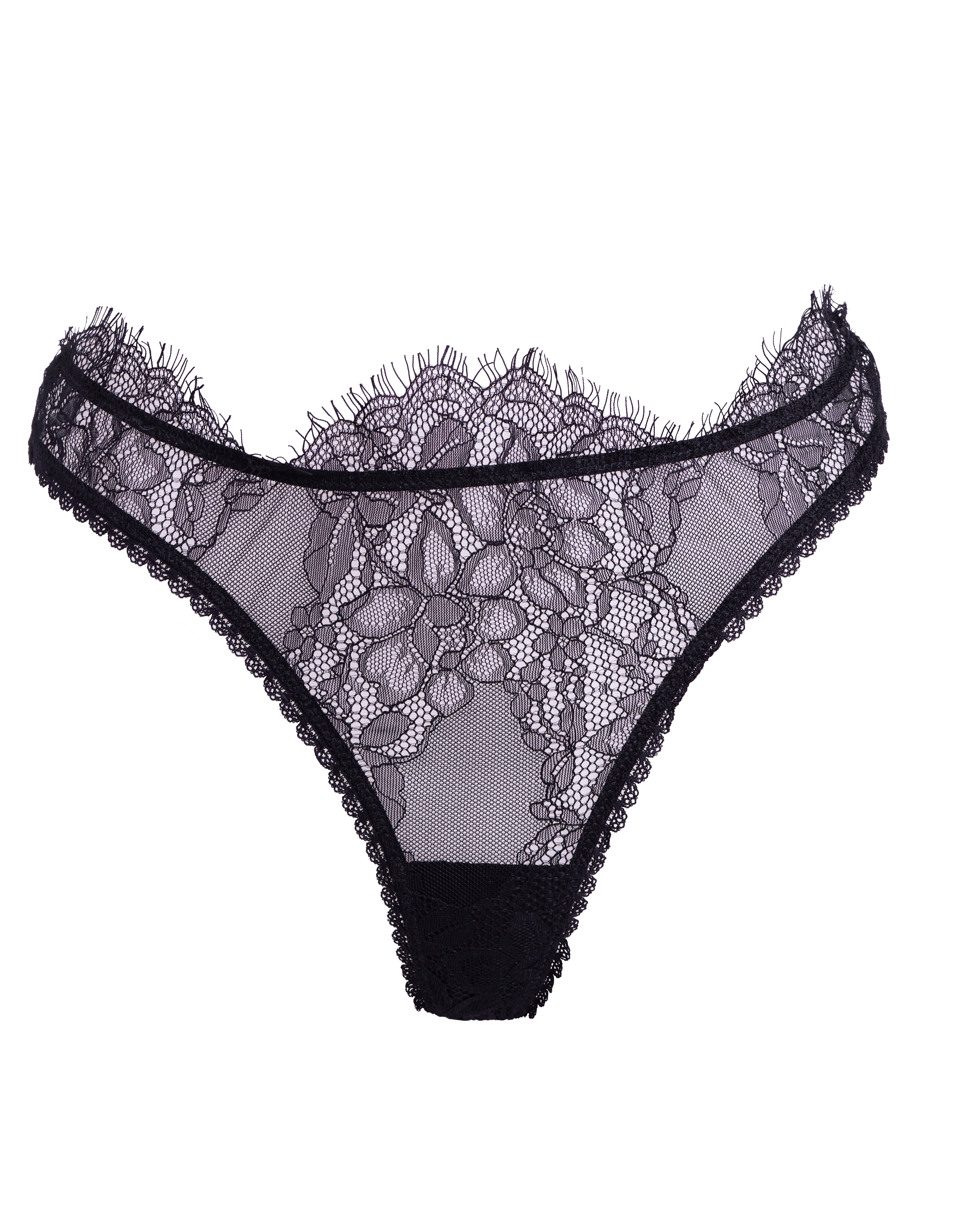 Solstice Thong Black - Noblesse Oblige Lingerie