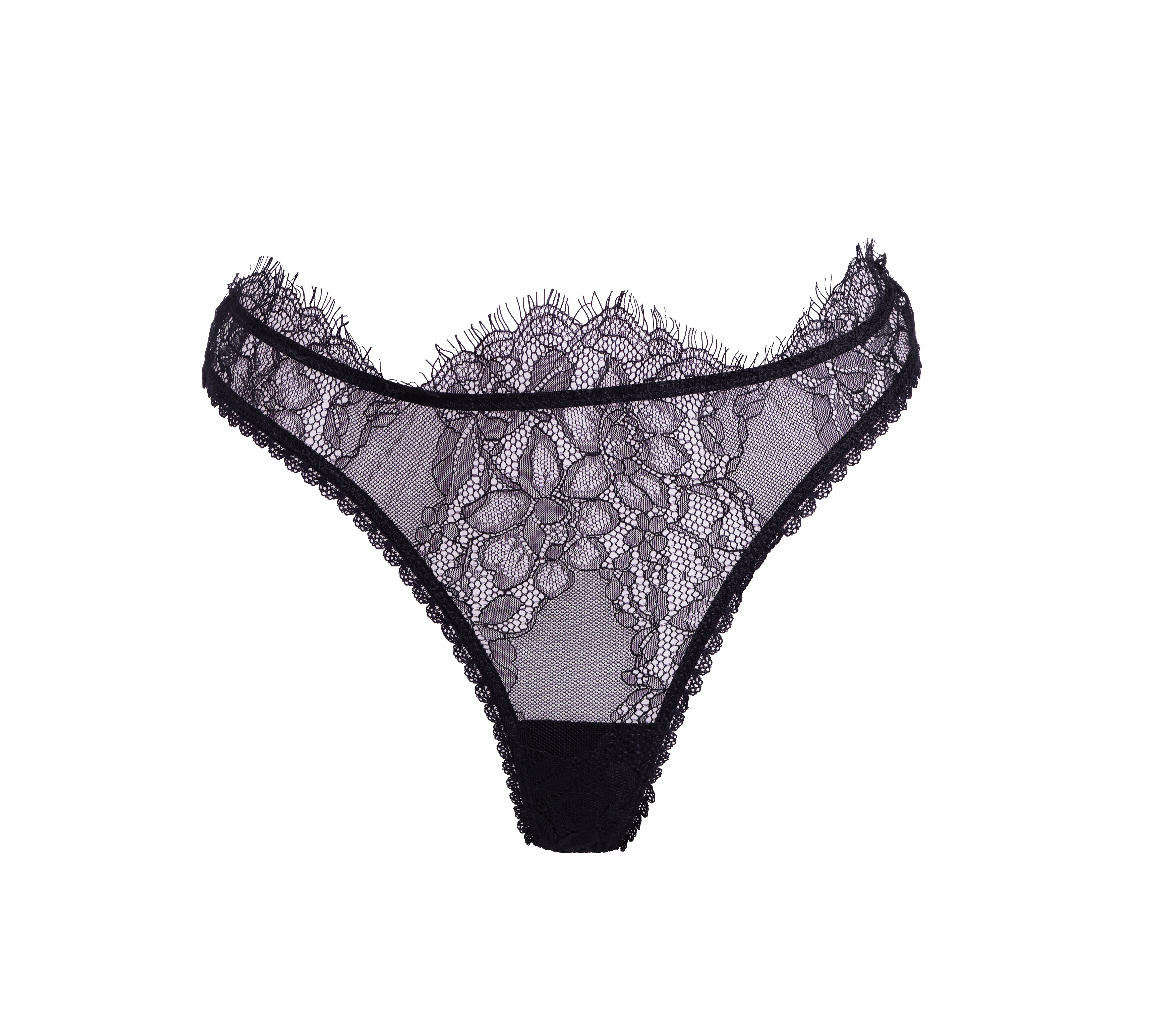 Solstice Thong Black - Noblesse Oblige Lingerie