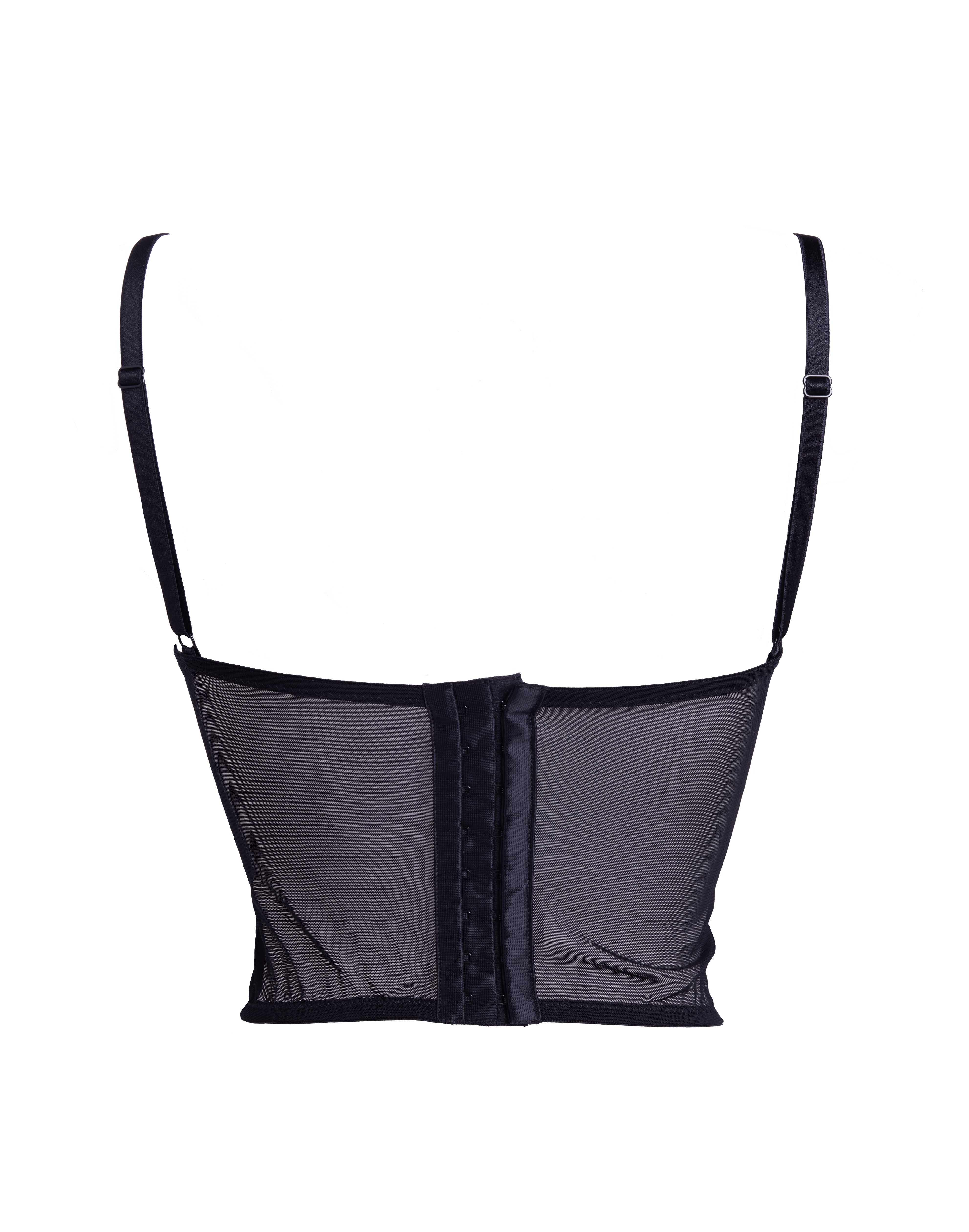 Solstice Bustier Black - Noblesse Oblige Lingerie