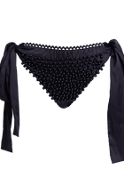 Bow Bottom with Beads - Noblesse Oblige Lingerie
