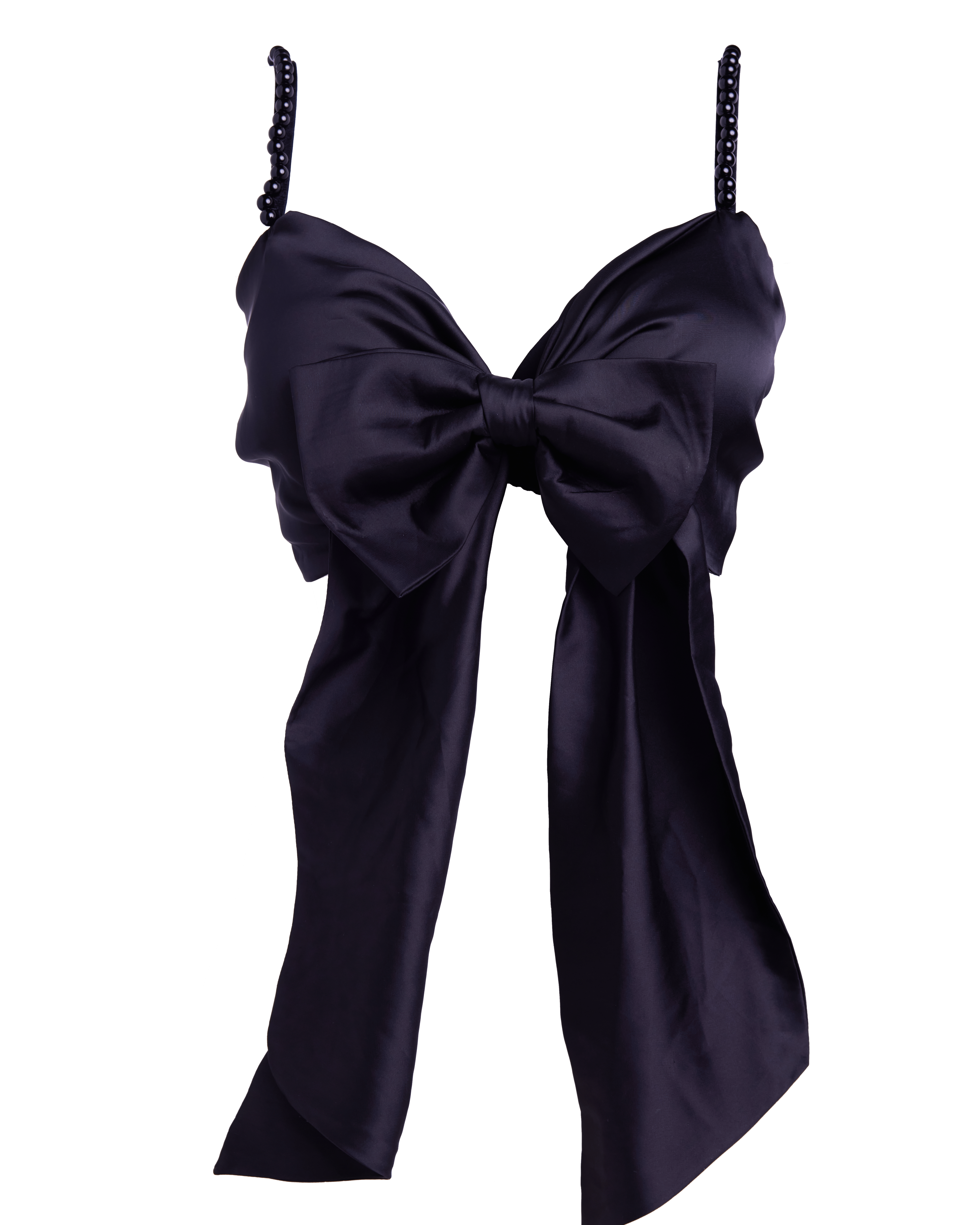 Bow Bra with Beads - Noblesse Oblige Lingerie