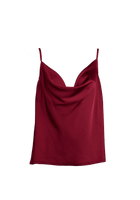 Luna Camisole Burgundy - Noblesse Oblige Lingerie