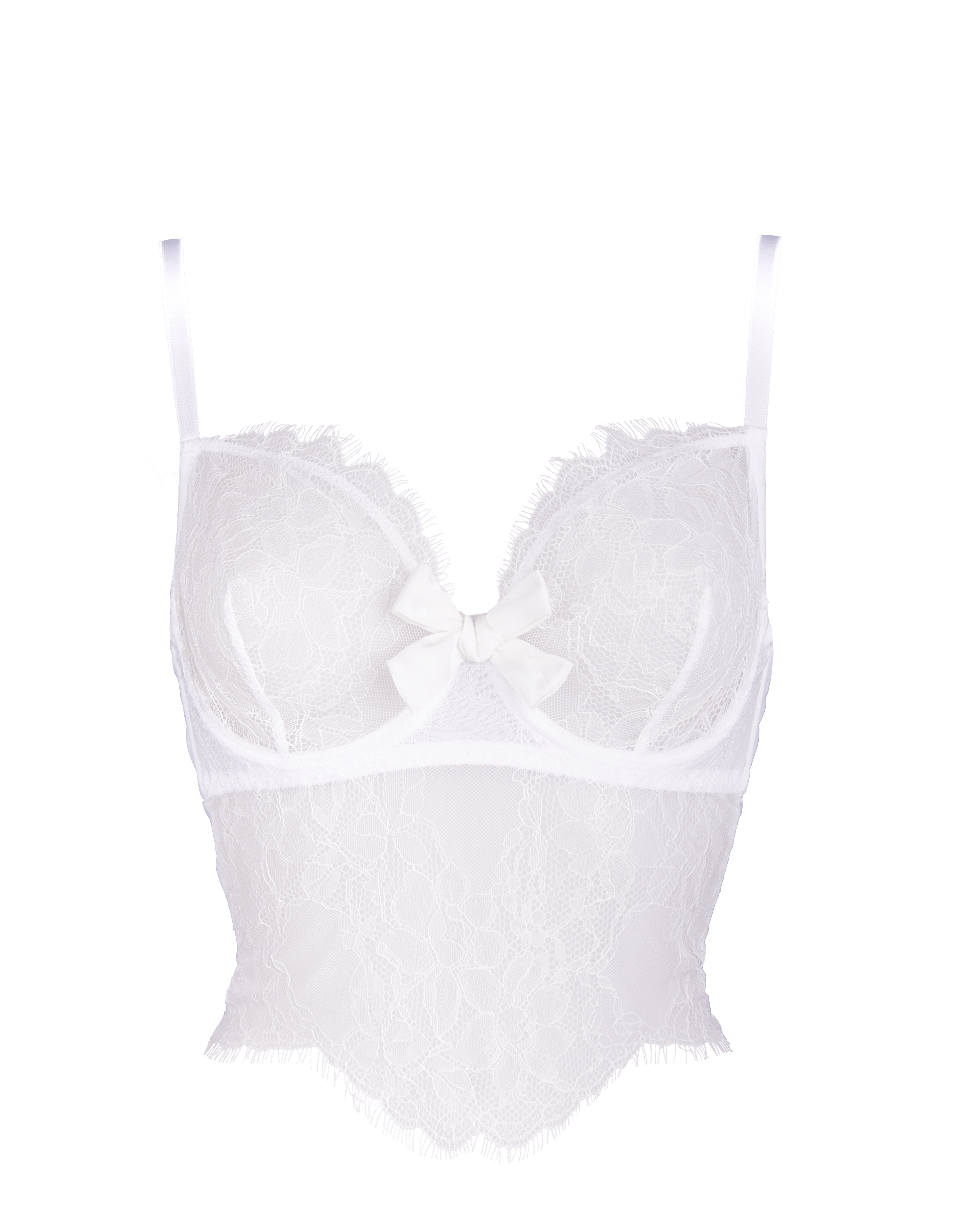 Solstice Bustier Ivory - Noblesse Oblige Lingerie