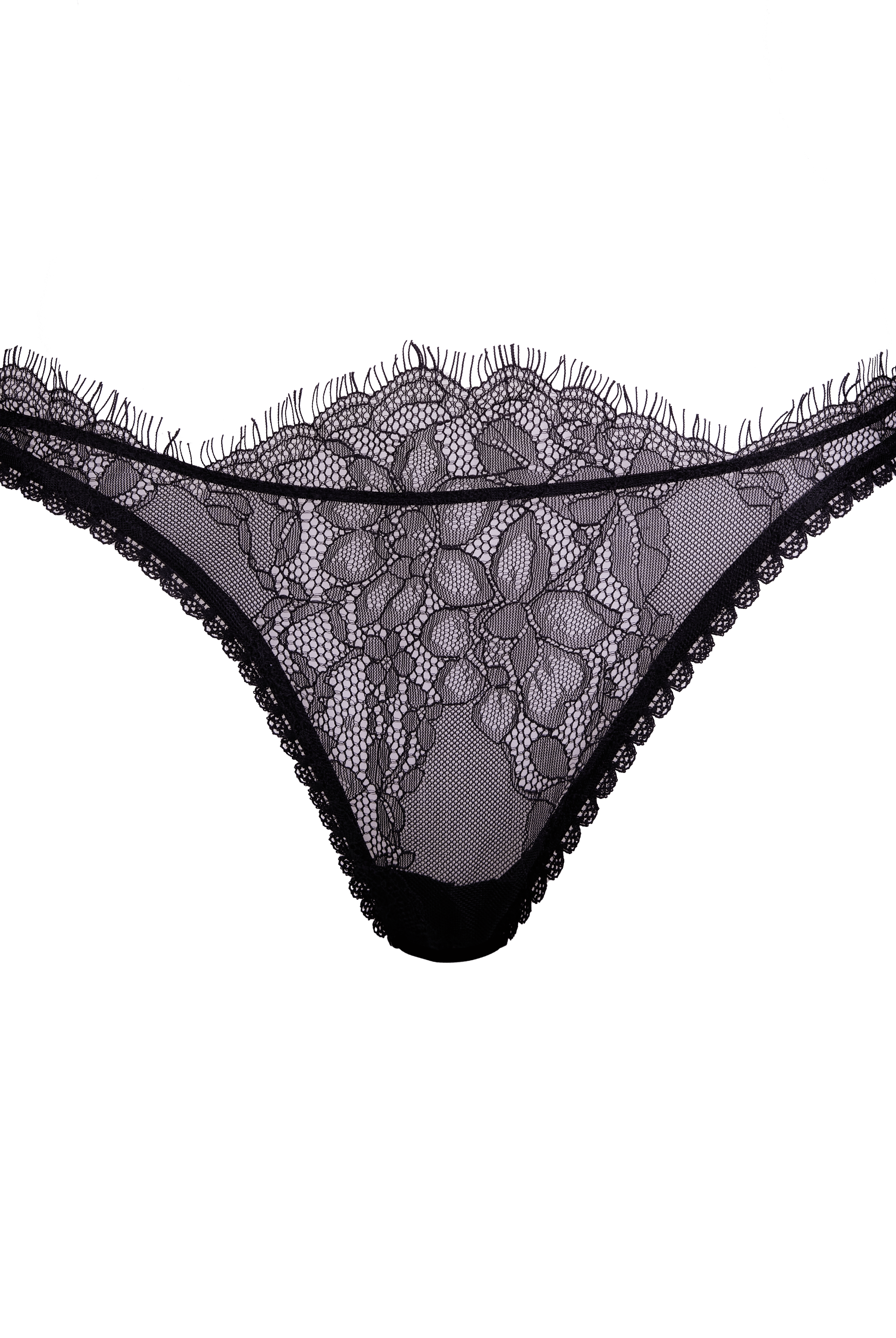 Solstice Tie - Side Panty Black - Noblesse Oblige Lingerie