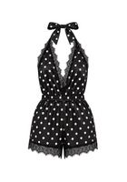 Luna Short Romper Polka Dot - Noblesse Oblige Lingerie