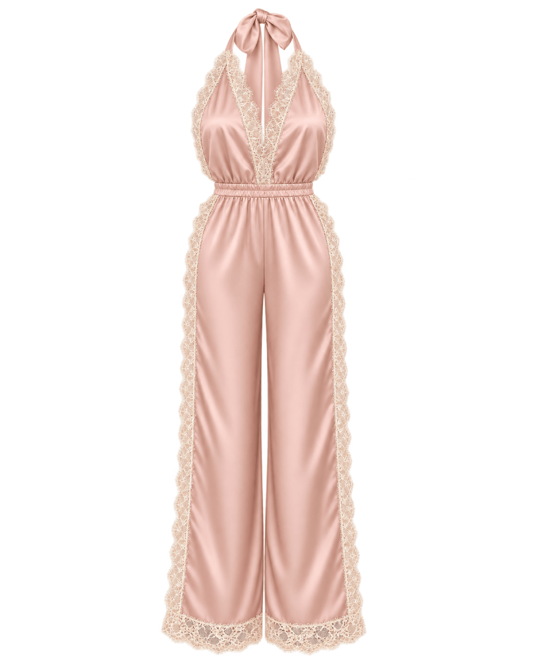 Luna Long Romper Nude - Noblesse Oblige Lingerie