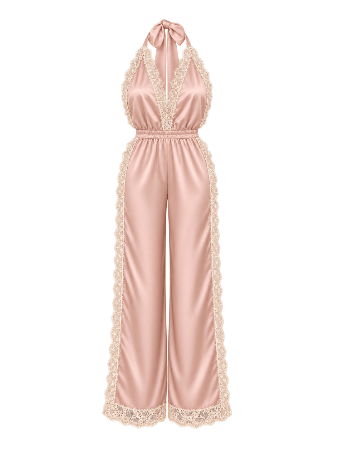 Luna Long Romper Nude - Noblesse Oblige Lingerie