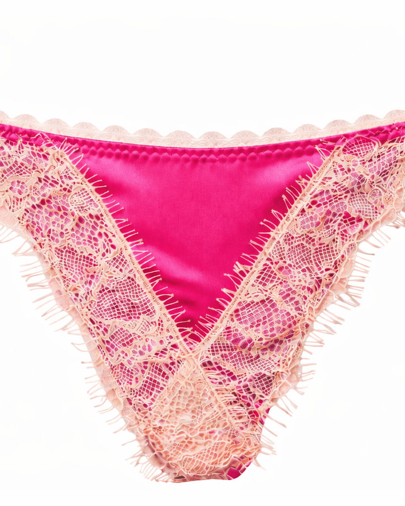 Luna String Hot Pink - Noblesse Oblige Lingerie