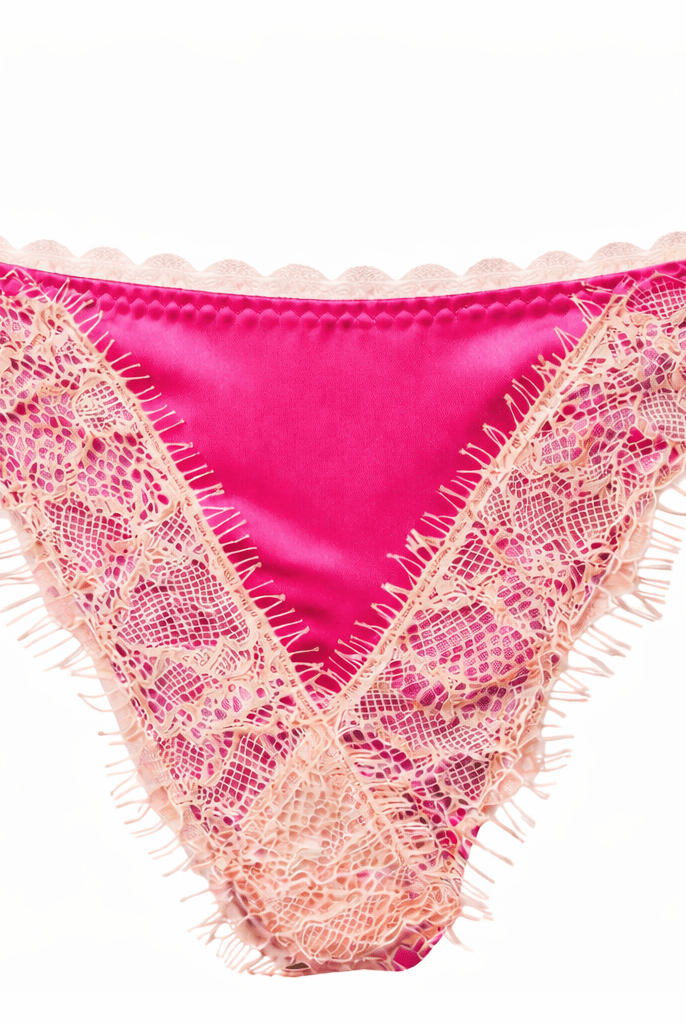 Luna String Hot Pink - Noblesse Oblige Lingerie