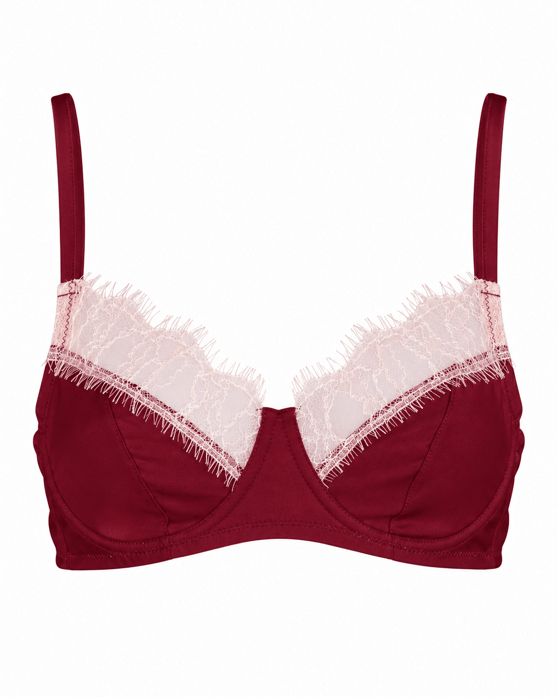 Luna Bra Burgundy - Noblesse Oblige Lingerie