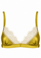Luna Bralette Chartreuse - Noblesse Oblige Lingerie