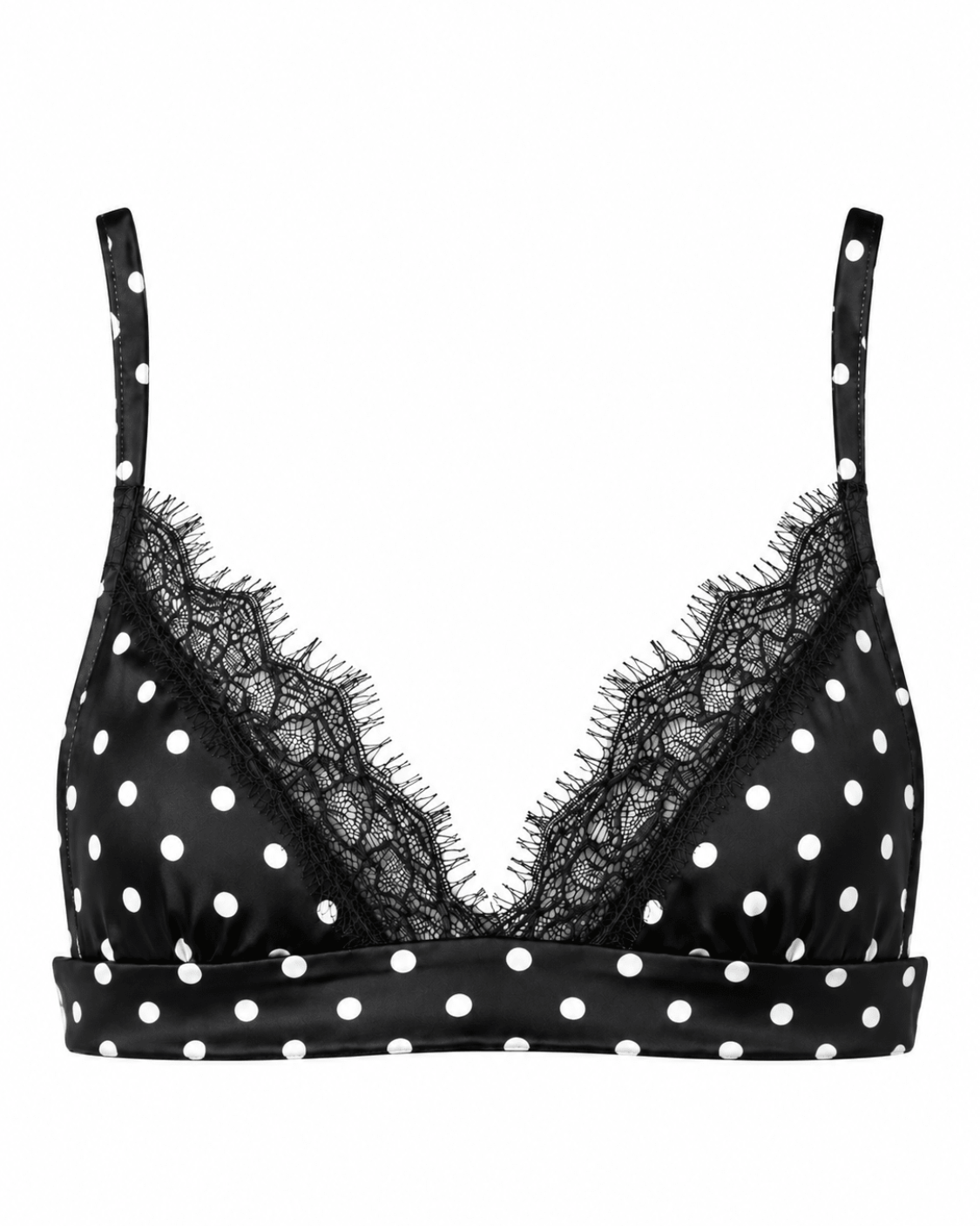 Luna Bralette Polka Dot - Noblesse Oblige Lingerie