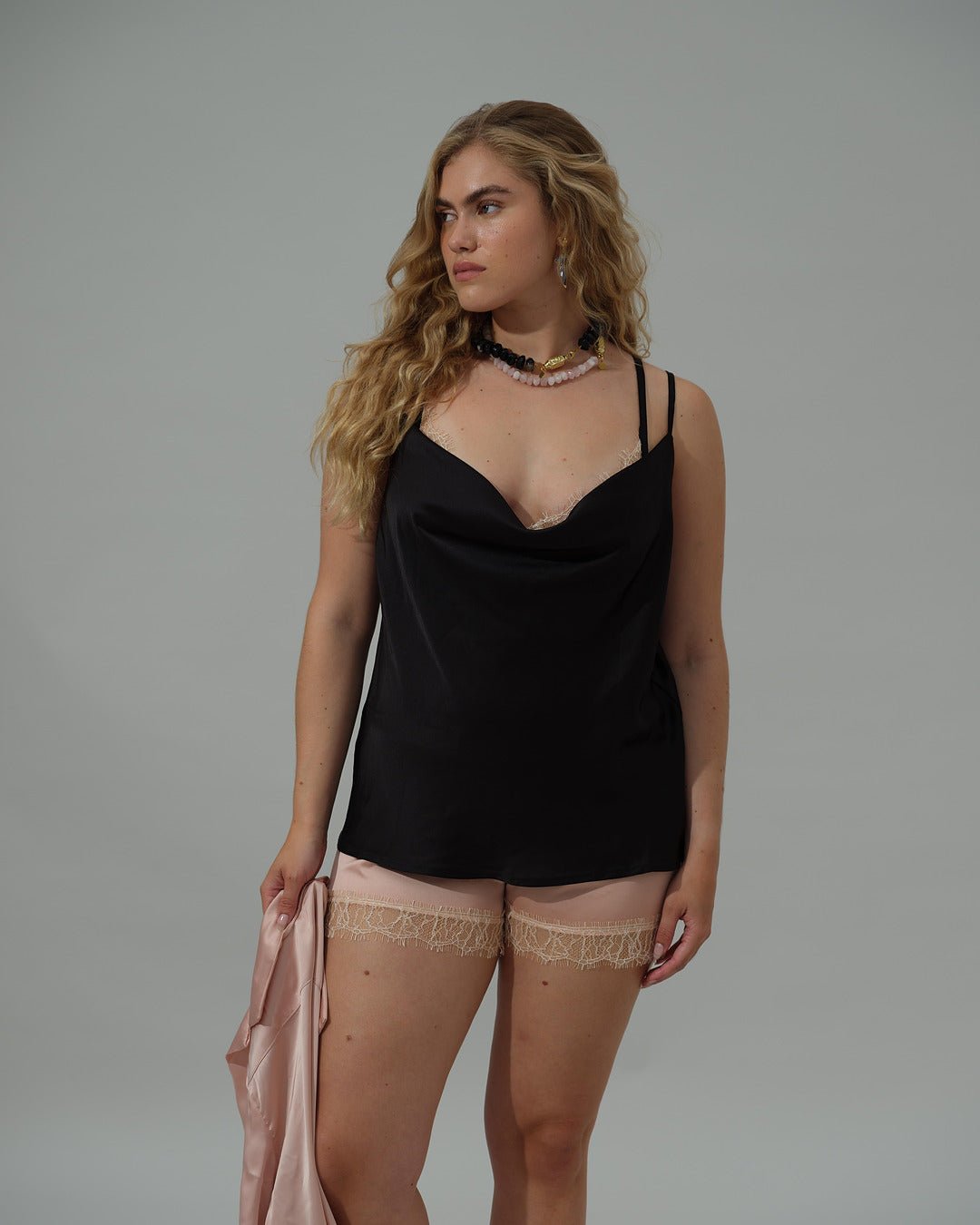 Luna Camisole Black - Noblesse Oblige Lingerie