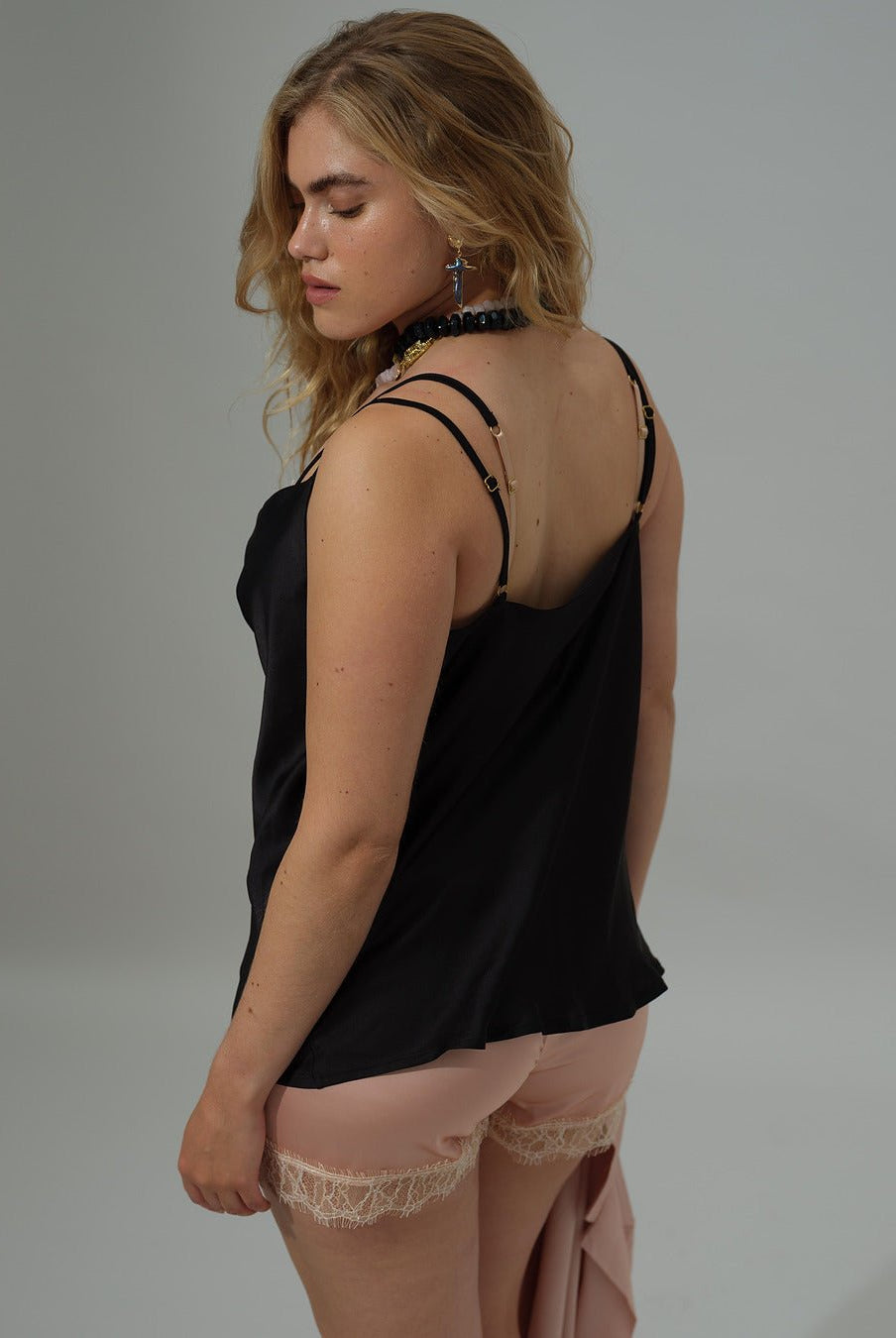 Luna Camisole Black - Noblesse Oblige Lingerie