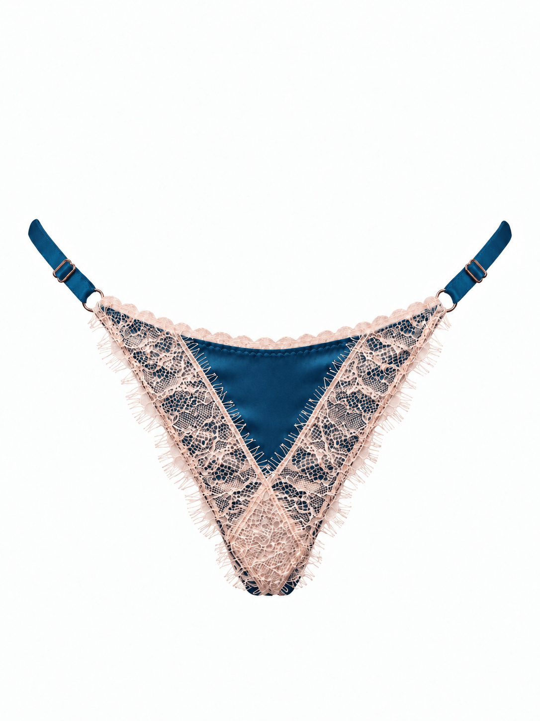 Luna String Petrol - Noblesse Oblige Lingerie