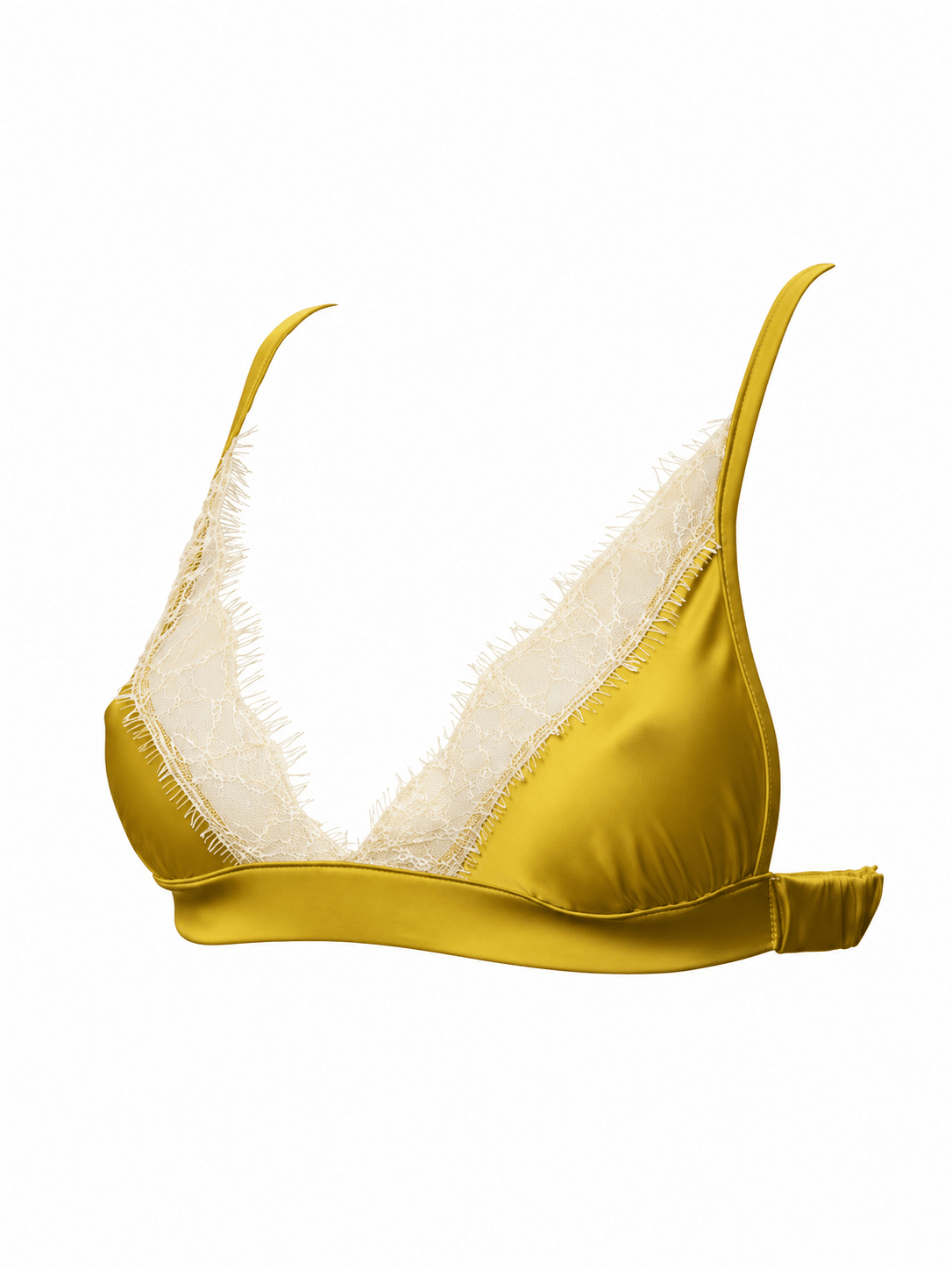 Luna Bralette Chartreuse - Noblesse Oblige Lingerie