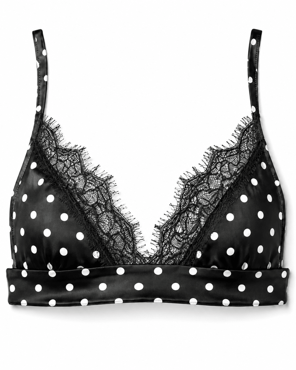 Luna Bralette Polka Dot - Noblesse Oblige Lingerie