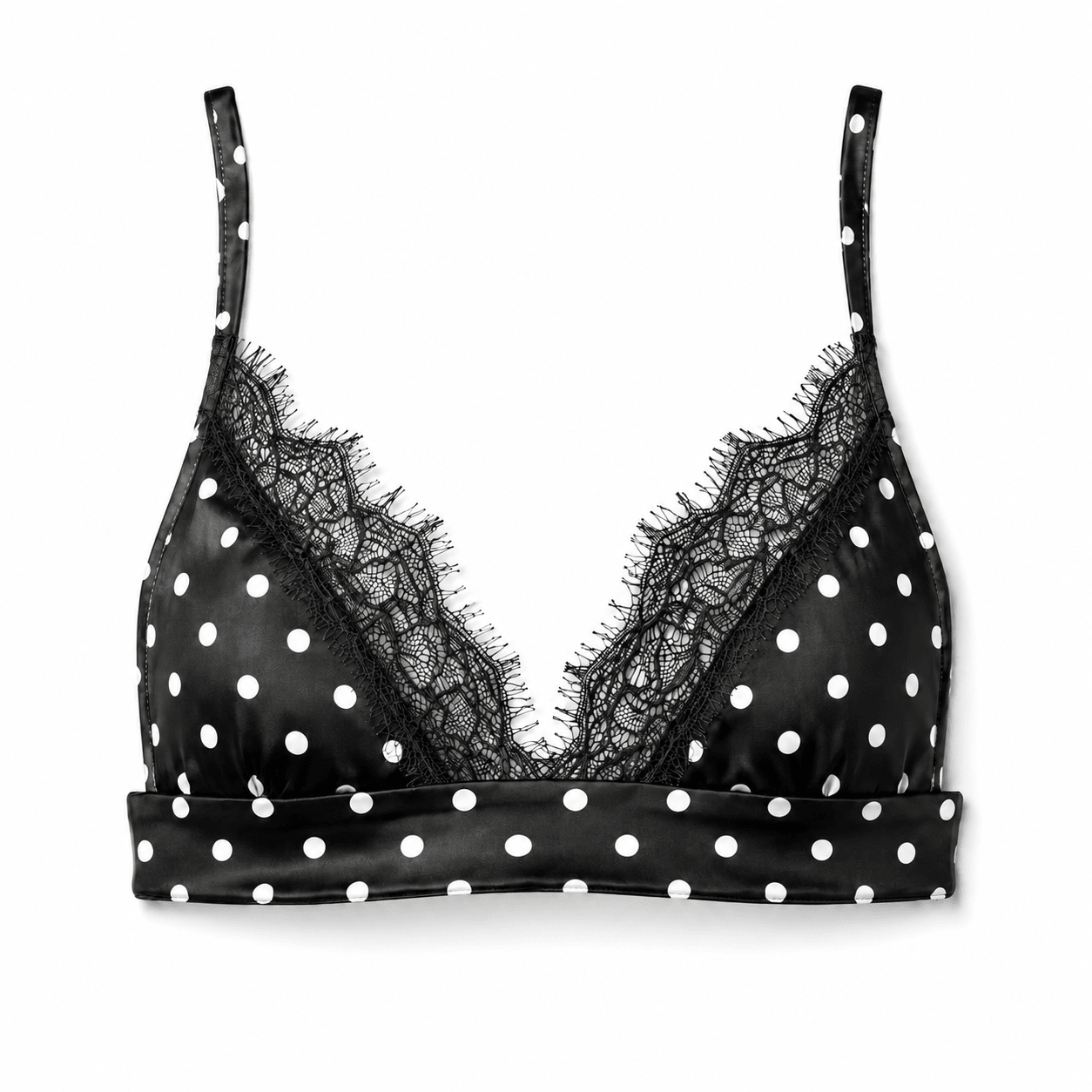 Luna Bralette Polka Dot - Noblesse Oblige Lingerie