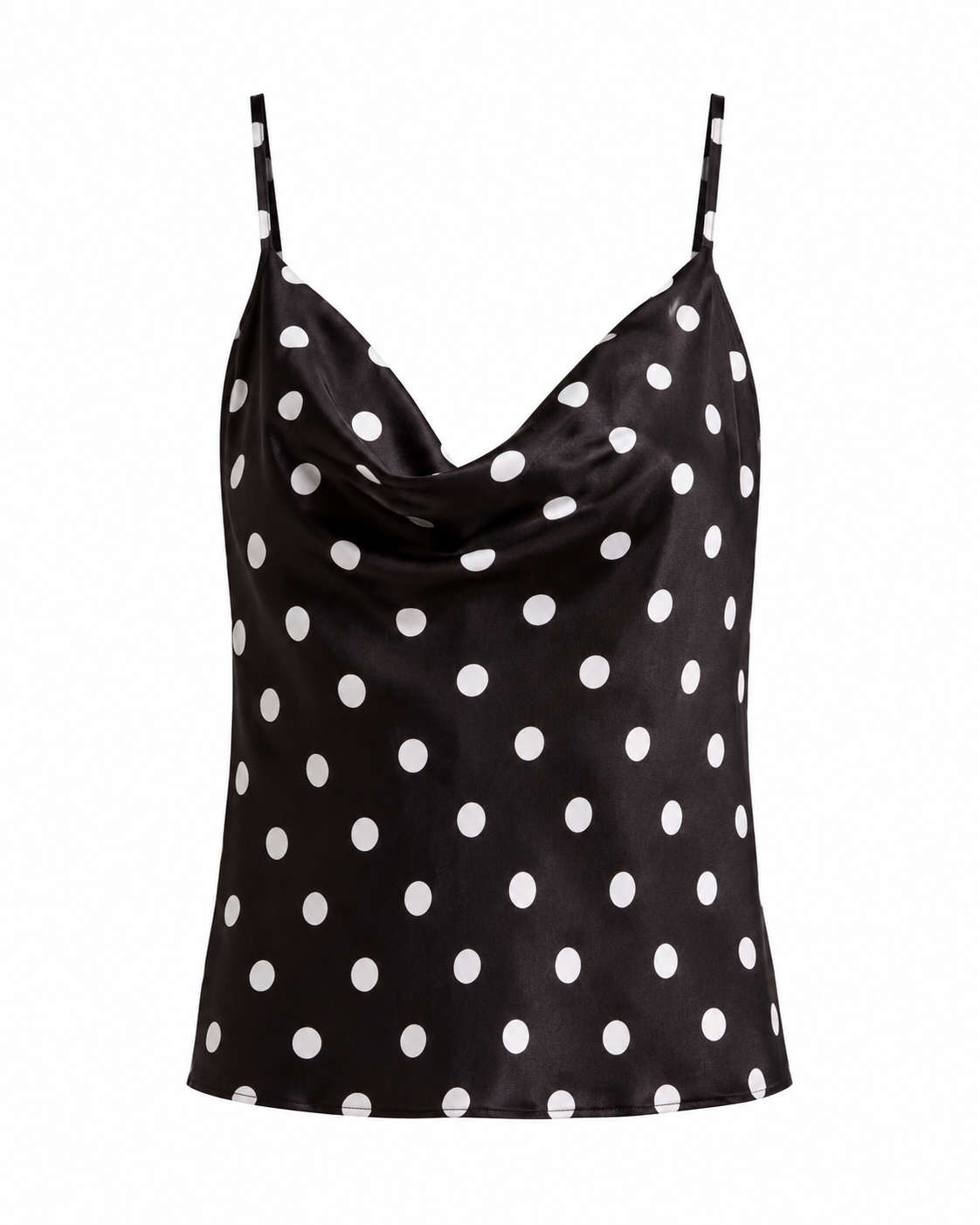 Luna Camisole with Lace Polka Dot