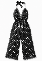 Luna Long Romper Polka Dot