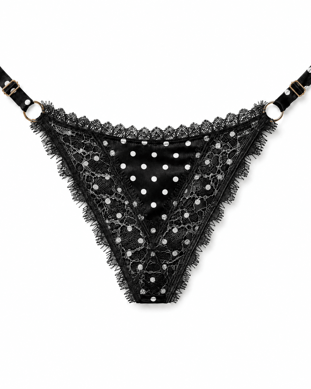 Luna String Polka Dot - Noblesse Oblige Lingerie