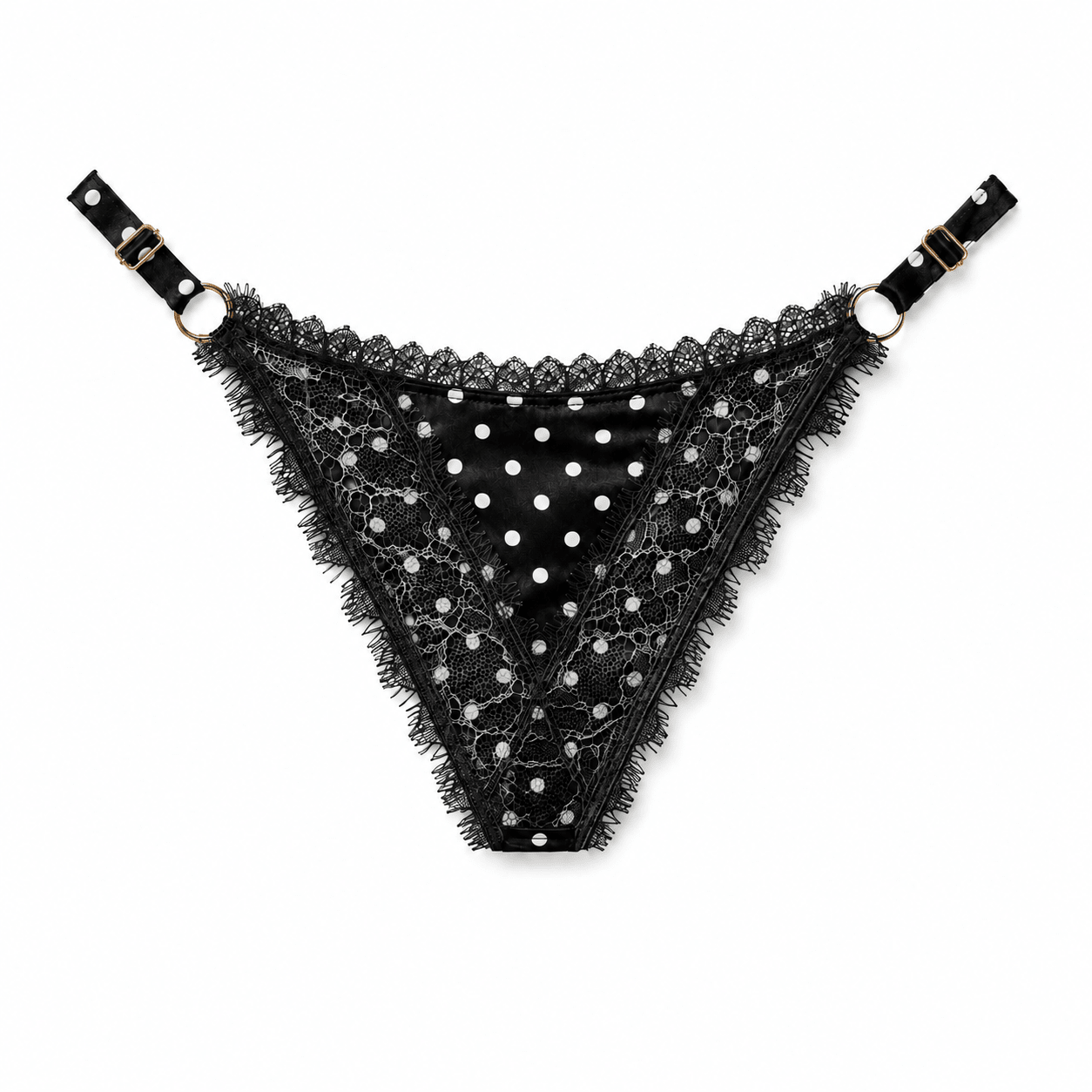Luna String Polka Dot - Noblesse Oblige Lingerie