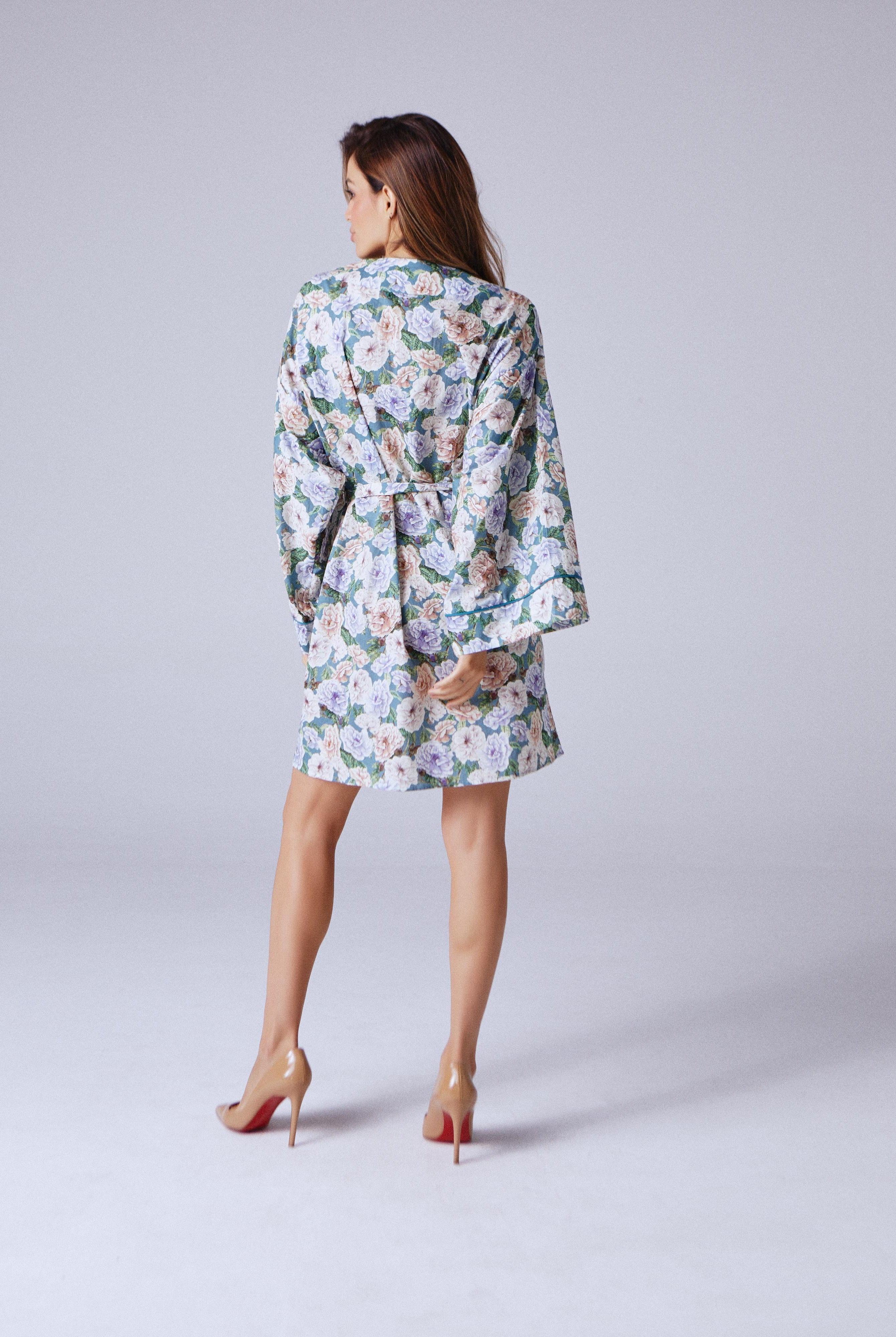 Liberty Robe English Country Garden - Noblesse Oblige Lingerie