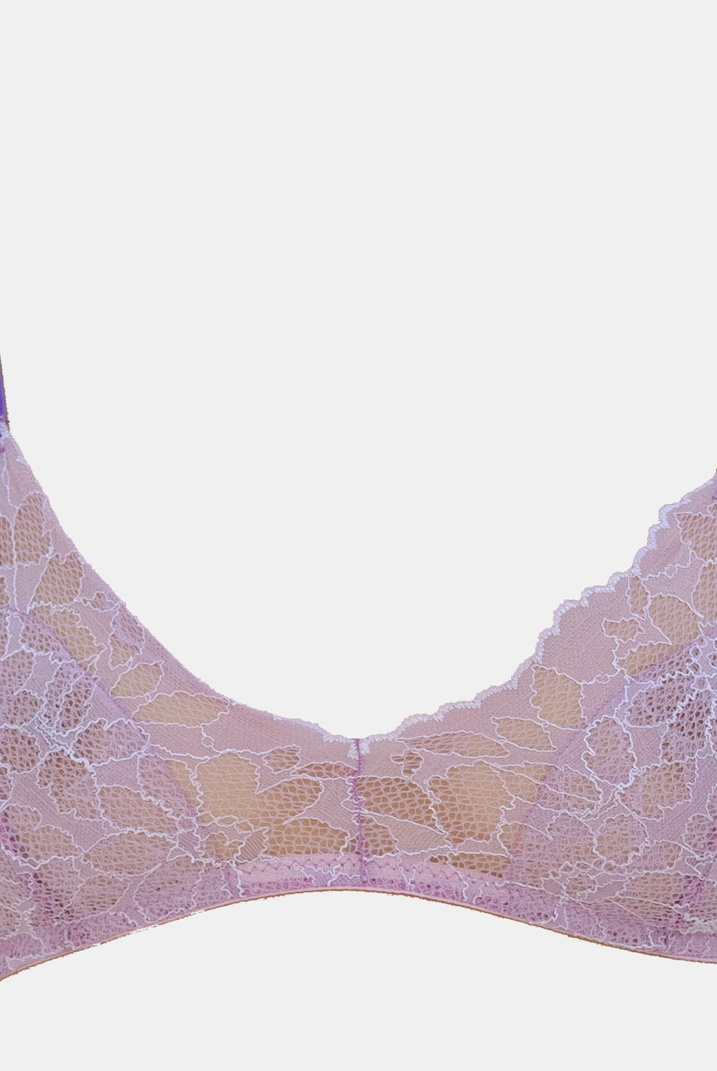 Pop Lavender Lace Bralette - Noblesse Oblige Lingerie