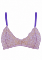 Pop Lavender Lace Bralette - Noblesse Oblige Lingerie