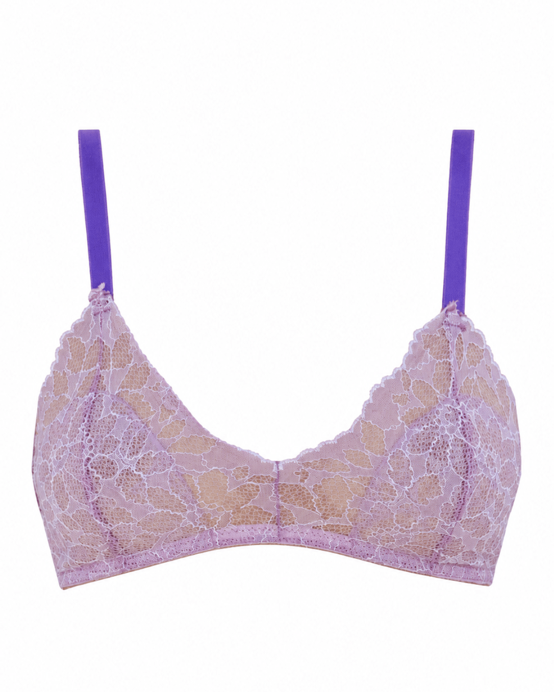Pop Lavender Lace Bralette - Noblesse Oblige Lingerie