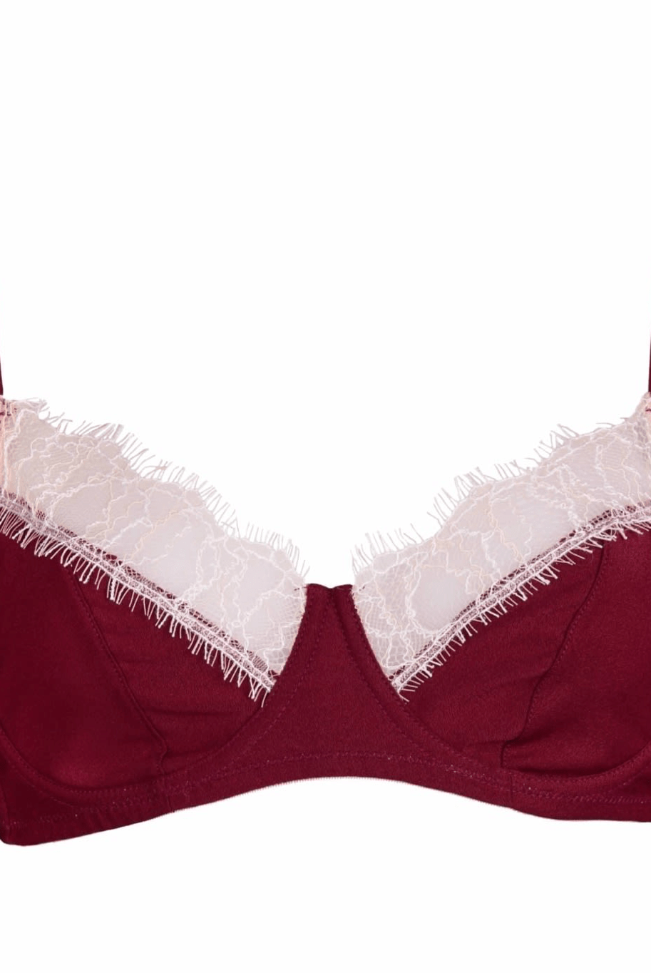 Luna Bra Burgundy - Noblesse Oblige Lingerie