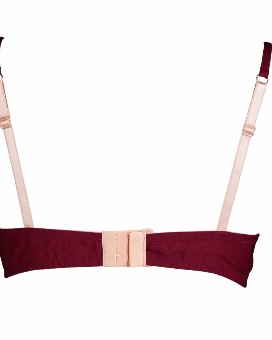 Luna Bra Burgundy - Noblesse Oblige Lingerie