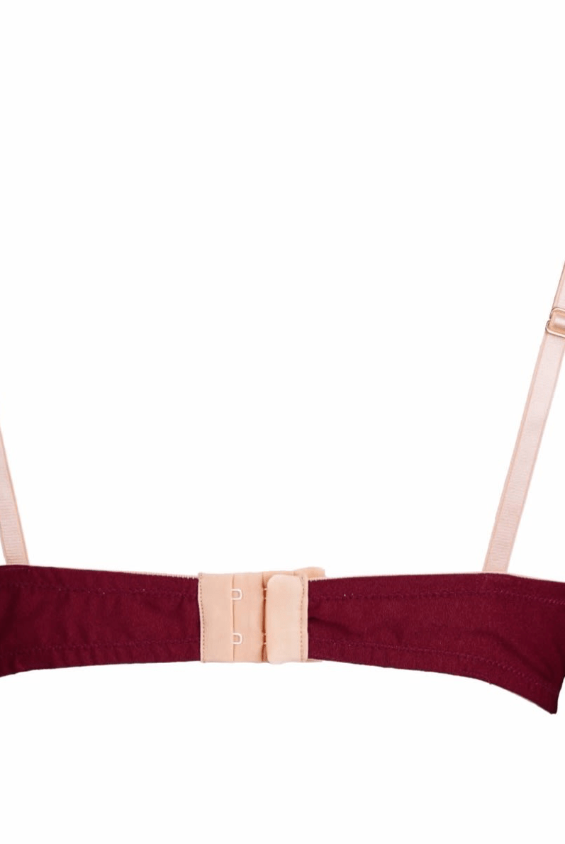 Luna Bra Burgundy - Noblesse Oblige Lingerie