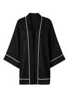 Swan Robe Black - Noblesse Oblige Lingerie