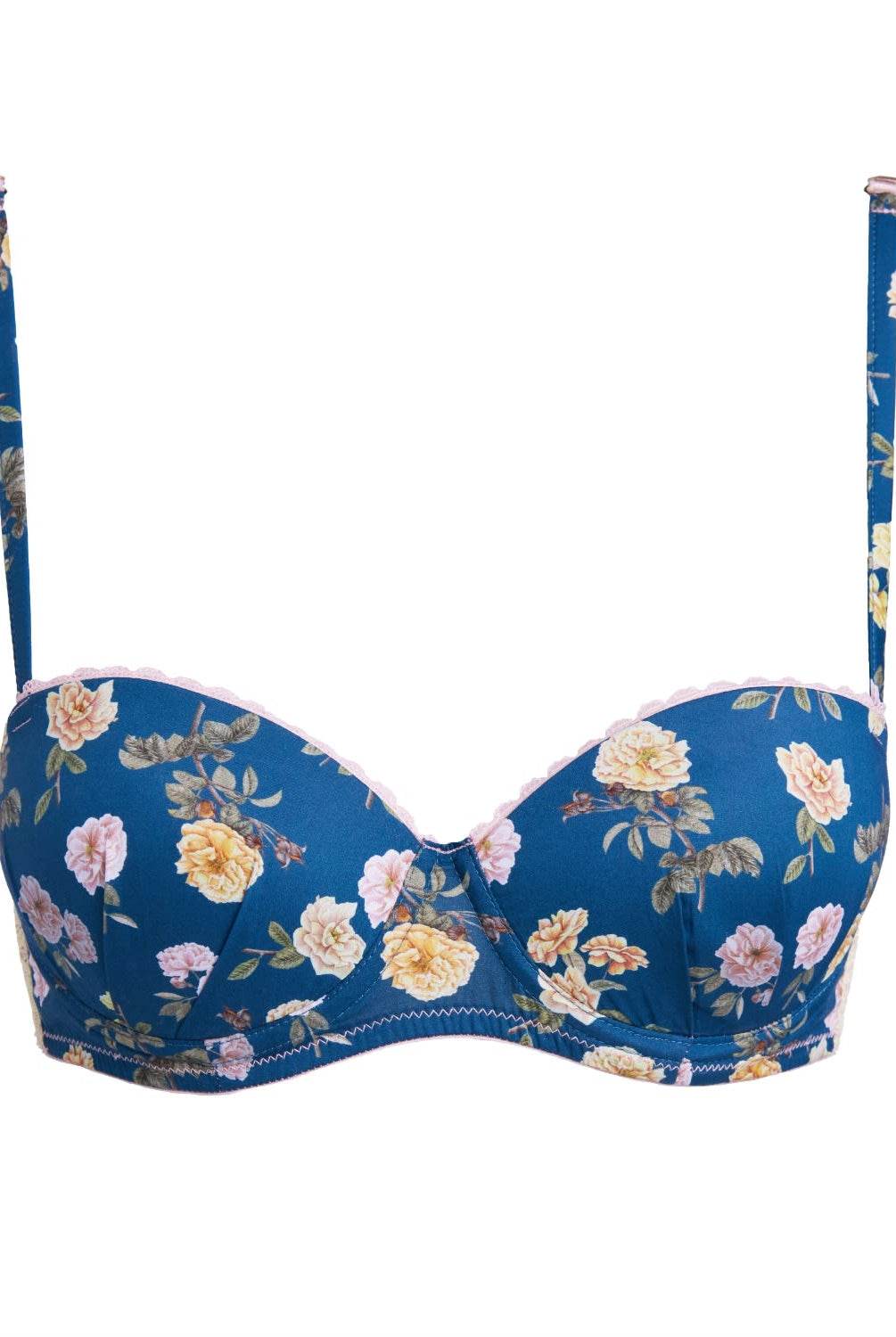 Liberty Bridgerton Bra Petrol - Noblesse Oblige Lingerie