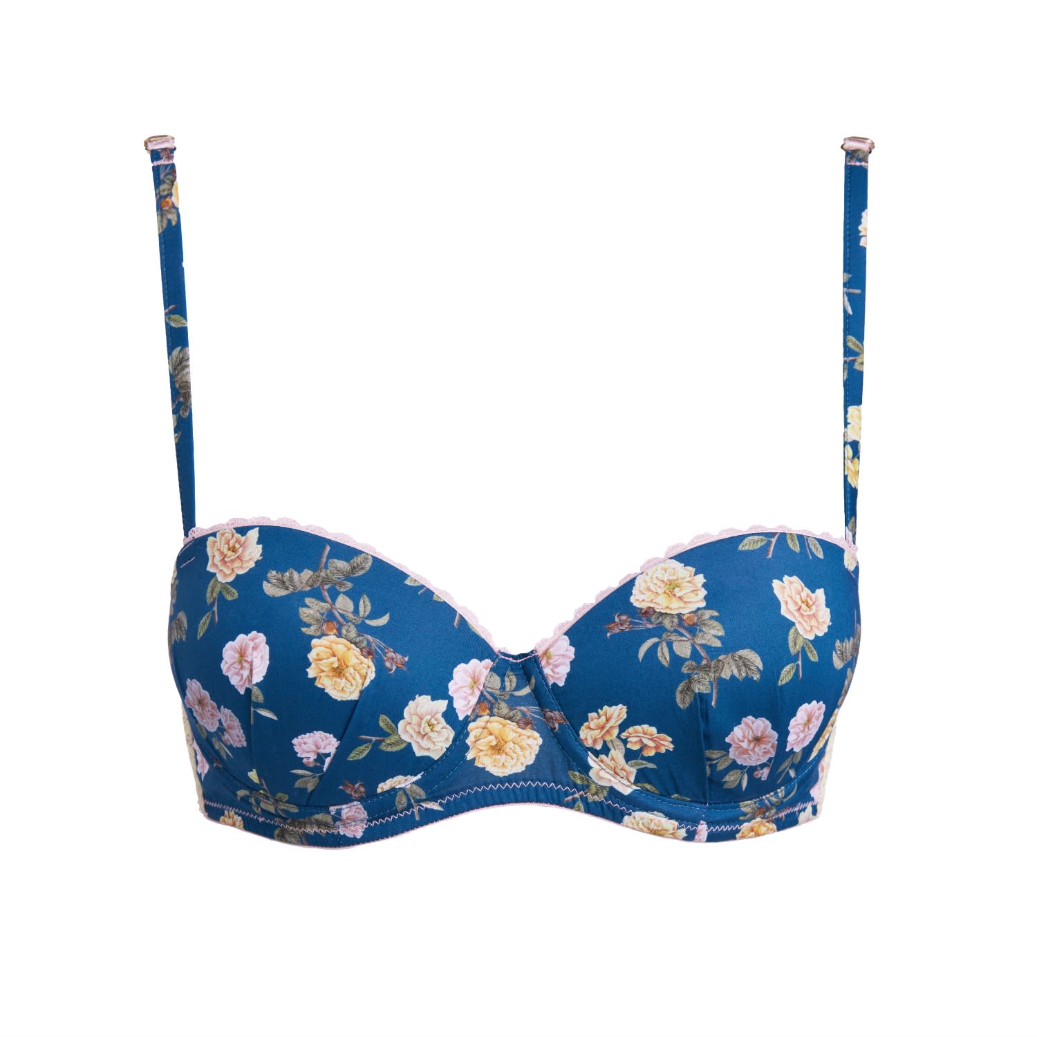 Liberty Bridgerton Bra Petrol - Noblesse Oblige Lingerie