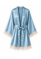 Luna Robe Duck Egg - Noblesse Oblige Lingerie