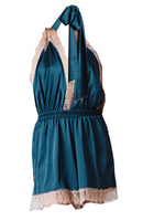 Luna Short Romper Petrol - Noblesse Oblige Lingerie