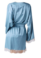 Luna Robe Duck Egg - Noblesse Oblige Lingerie