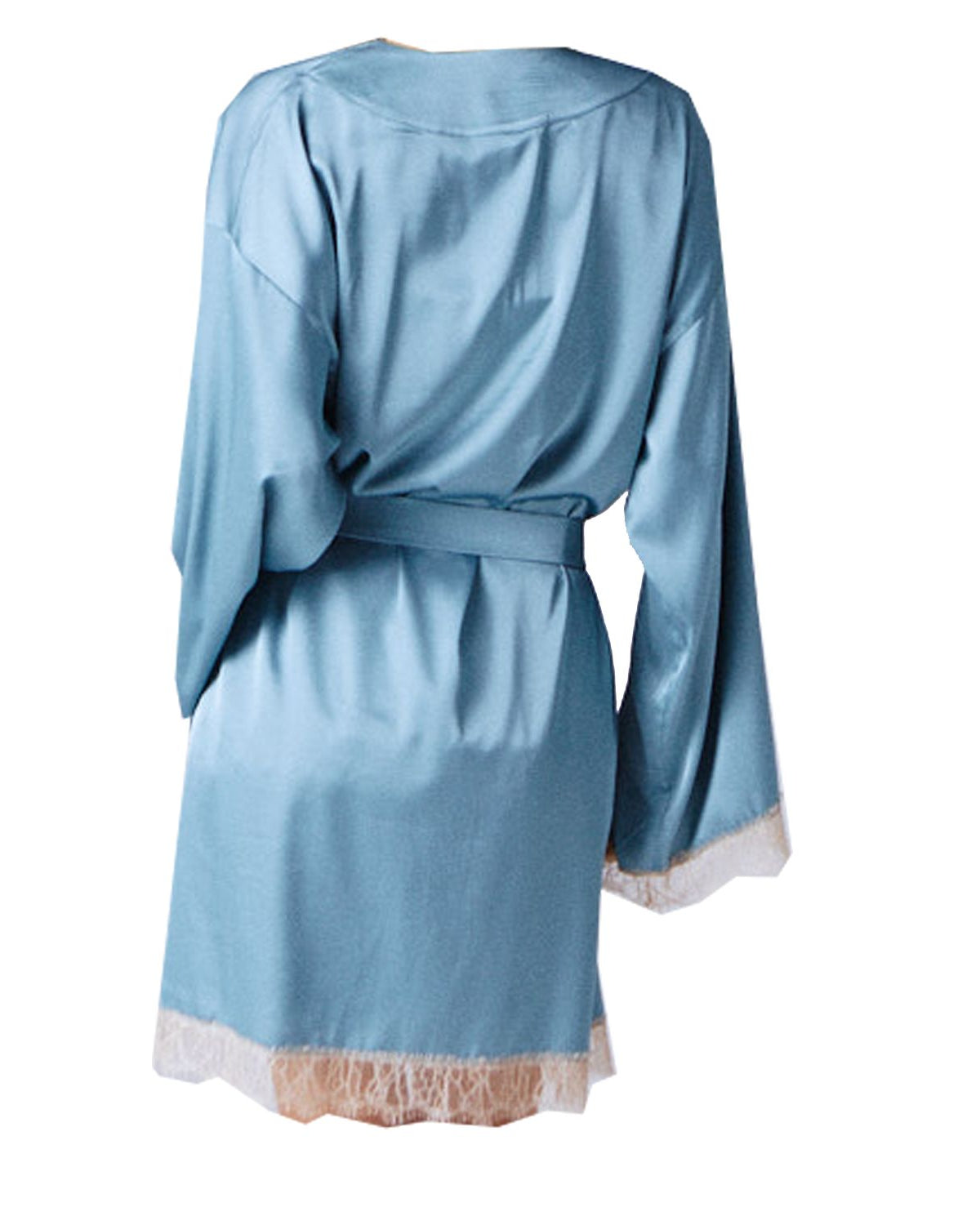 Luna Robe Duck Egg - Noblesse Oblige Lingerie