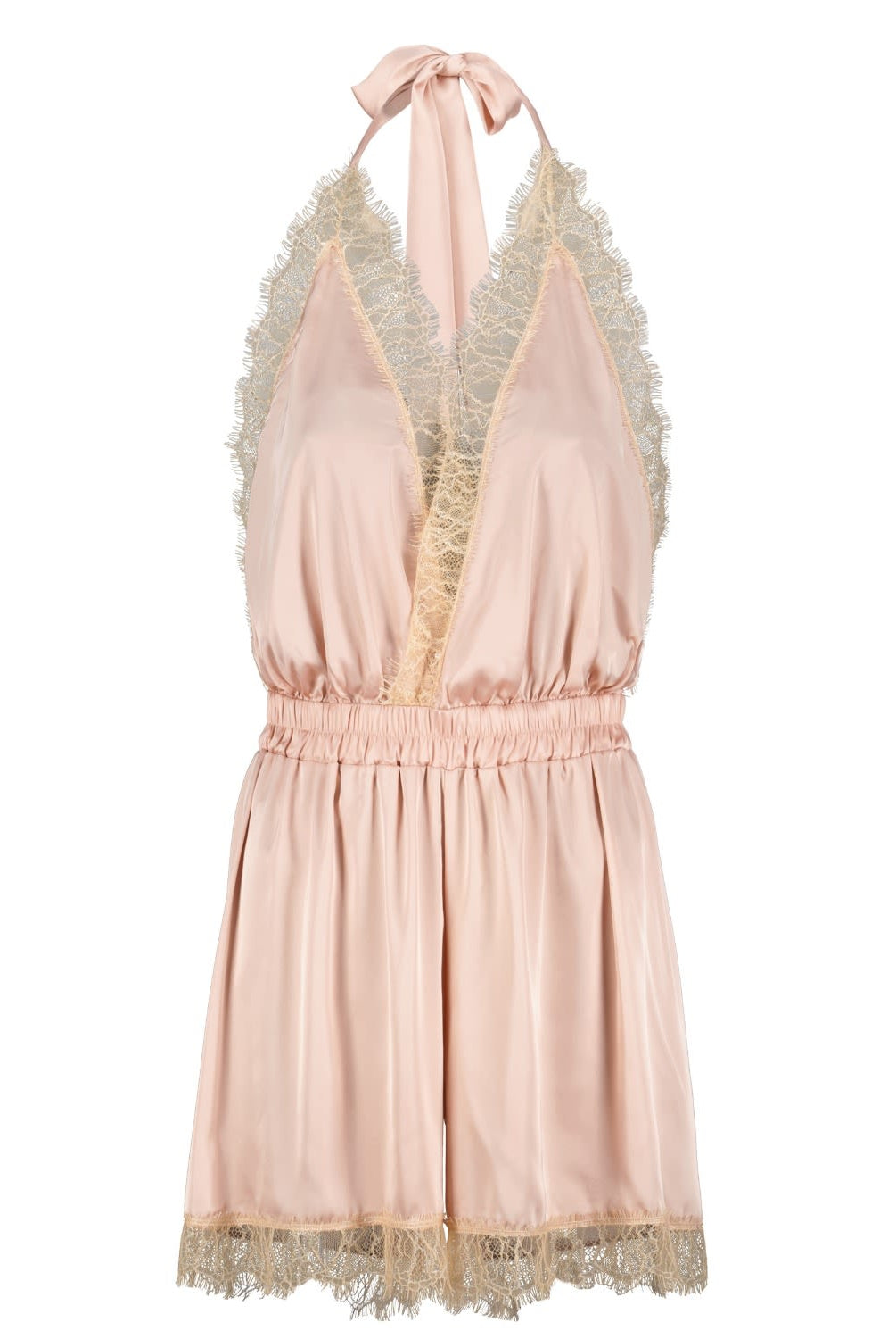 Luna Short Romper Nude - Noblesse Oblige Lingerie