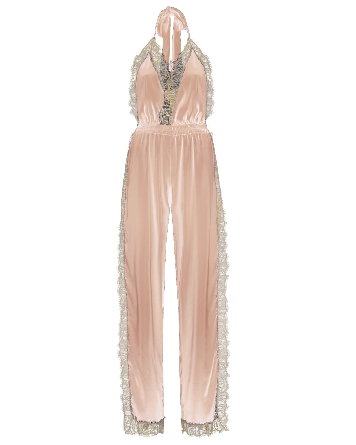Luna Long Romper Nude - Noblesse Oblige Lingerie