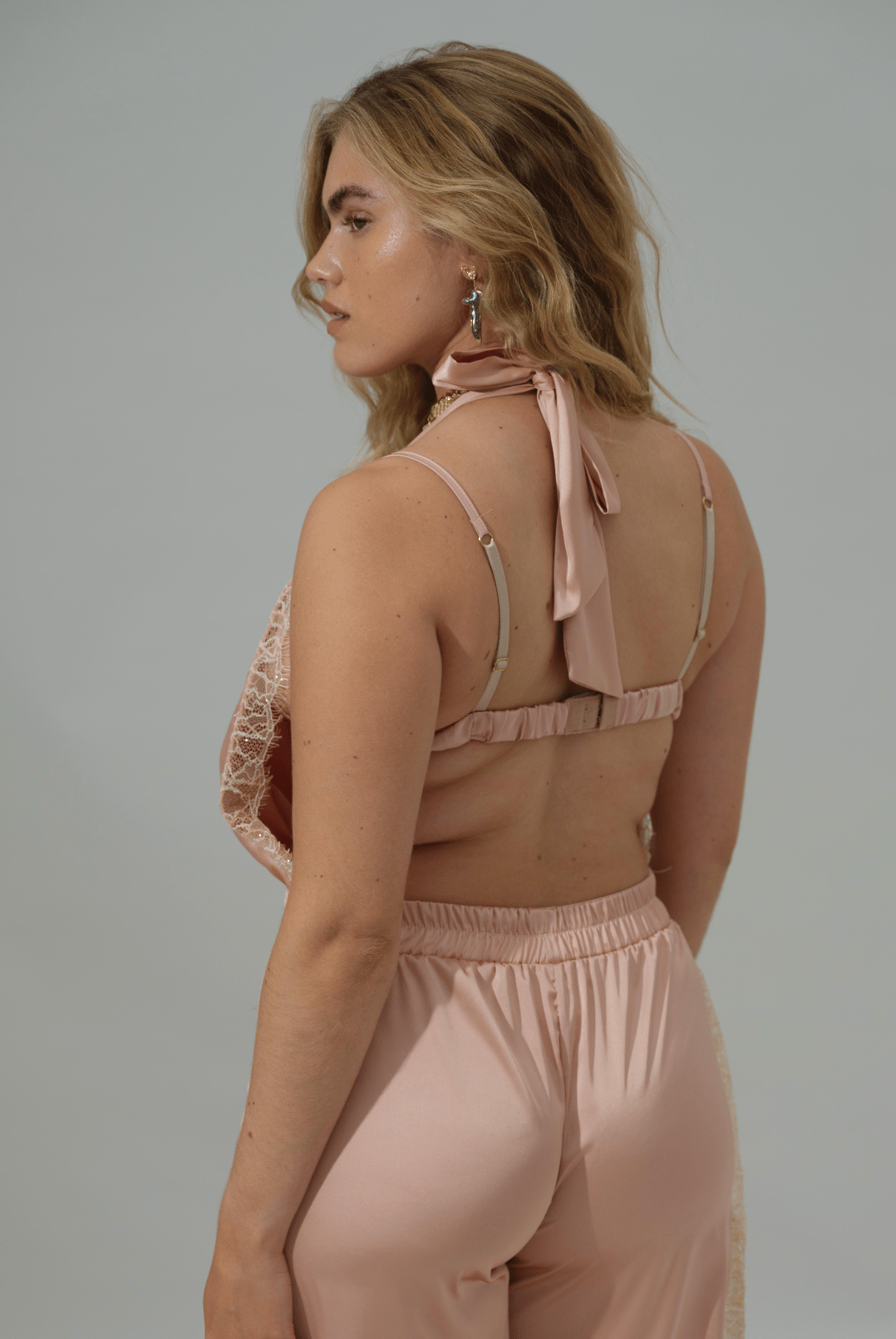 Luna Short Romper Nude - Noblesse Oblige Lingerie