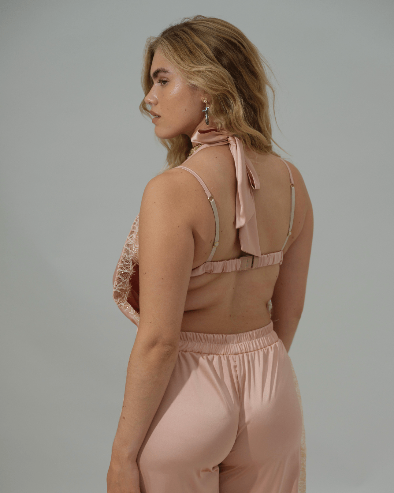Luna Short Romper Nude - Noblesse Oblige Lingerie